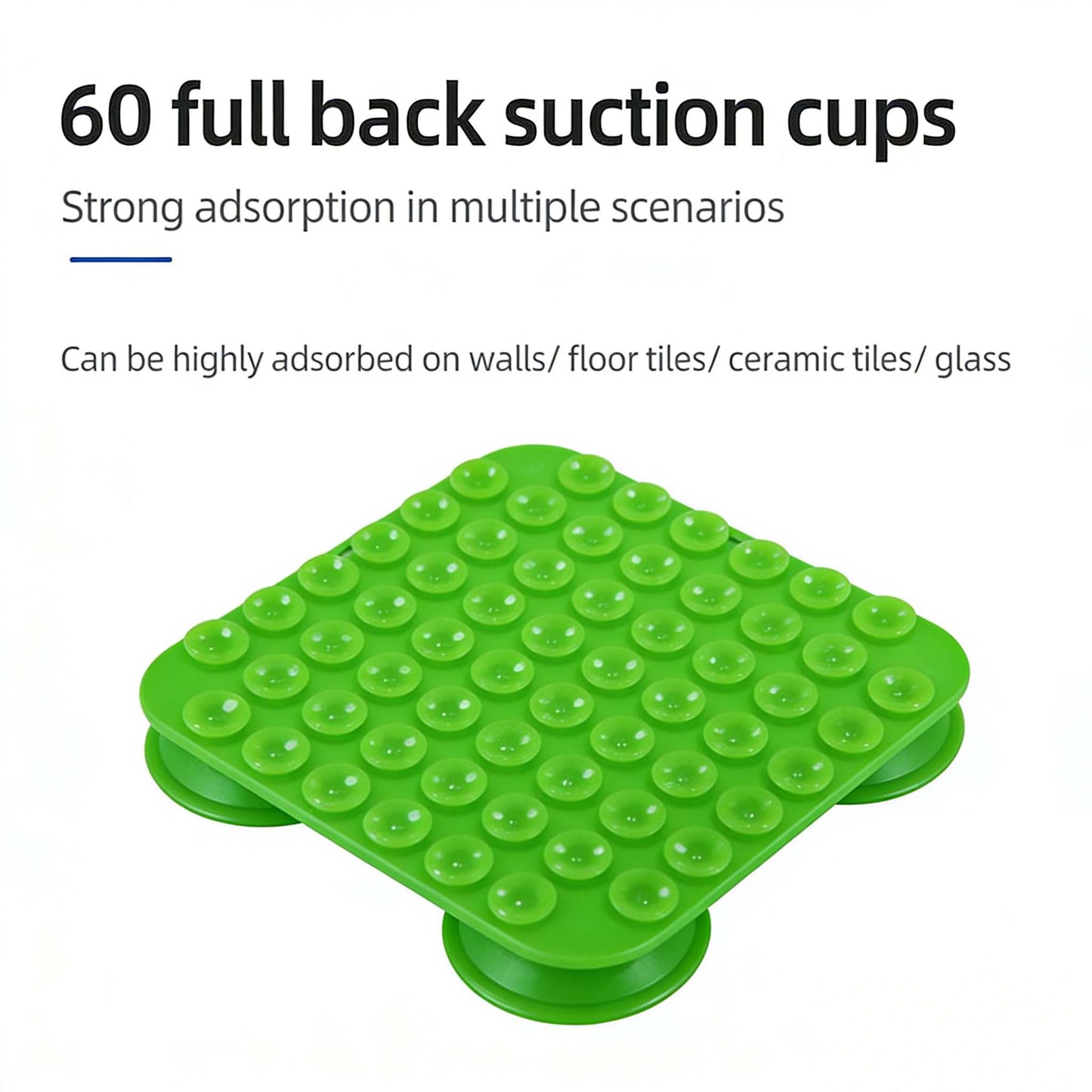 Blue silicone dog lick mat with suction cups, slow feeder pet mat for anxiety relief, easy to rinse clean