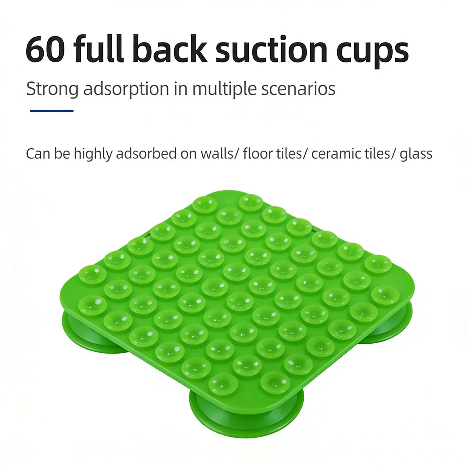 Blue silicone dog lick mat with suction cups, slow feeder pet mat for anxiety relief, easy to rinse clean